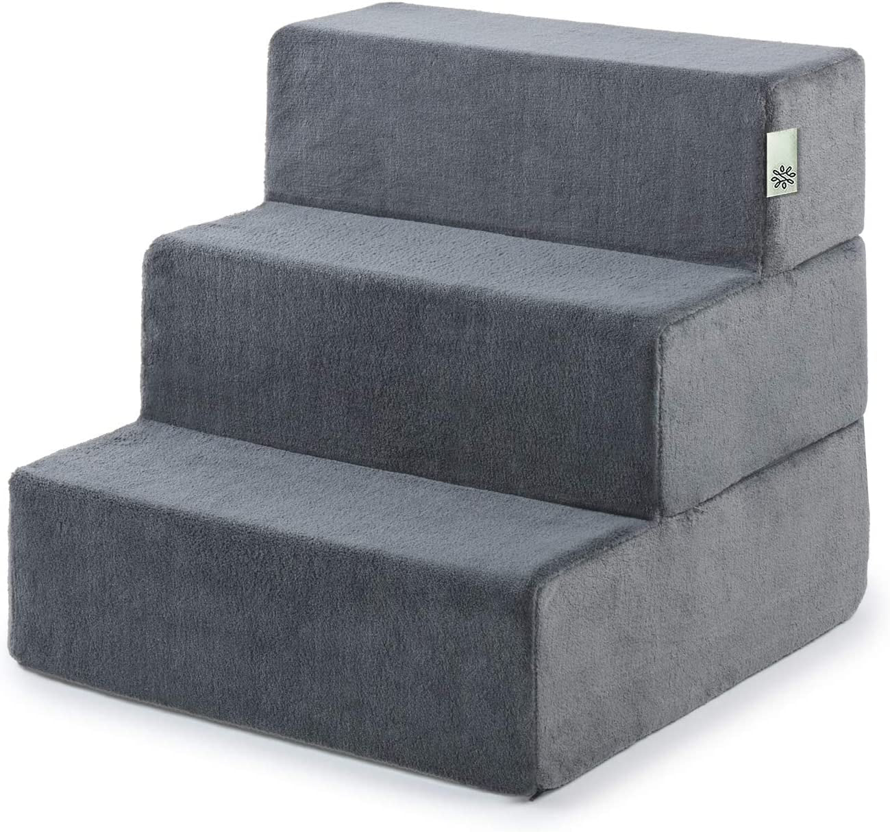 Zinus Medium Charcoal Pet Stairs, Ramp, and Ladder