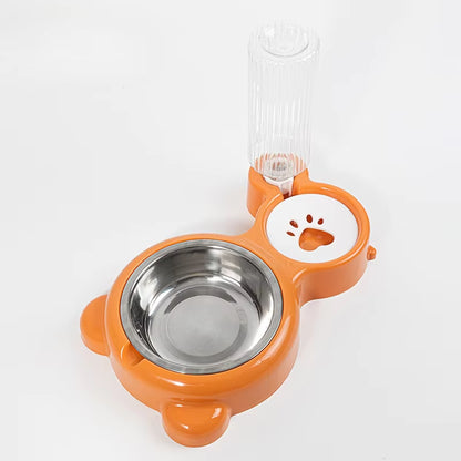Automatic Pet Water Dispenser and Food Container for Cats and Dogs